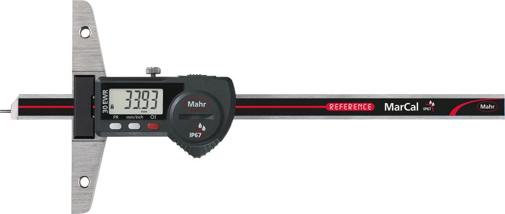 PIE DE REY DE PROFUNDIDAD DIGITAL 30EWR IP67 500MM CON DATOS MAHR