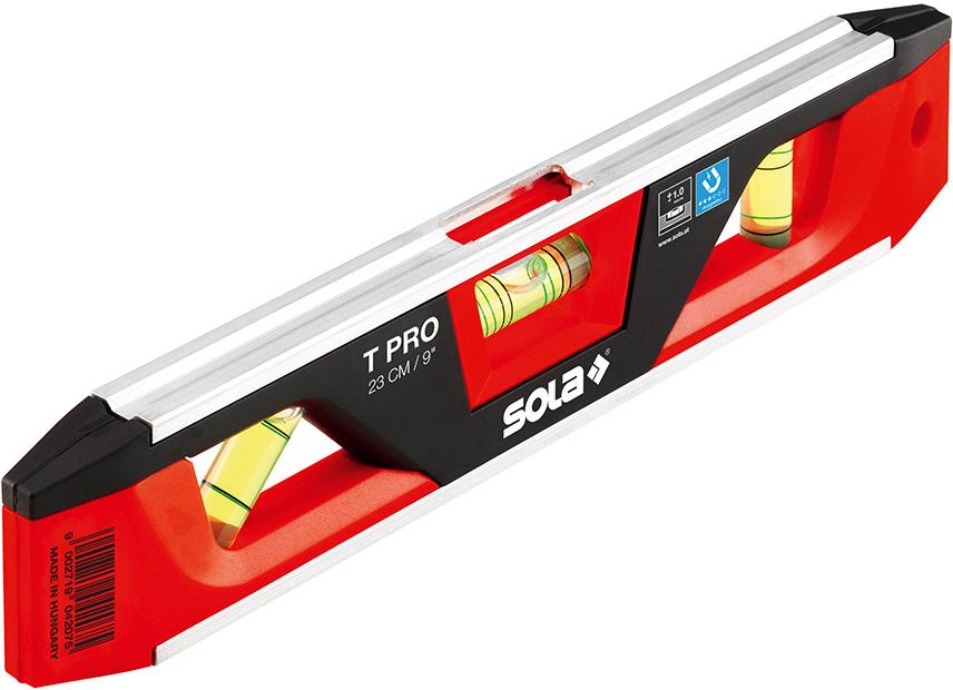 NIVEL DE BURBUJA DE PLÁSTICO TORPEDO T-PRO T-PRO LARGO 23 CM