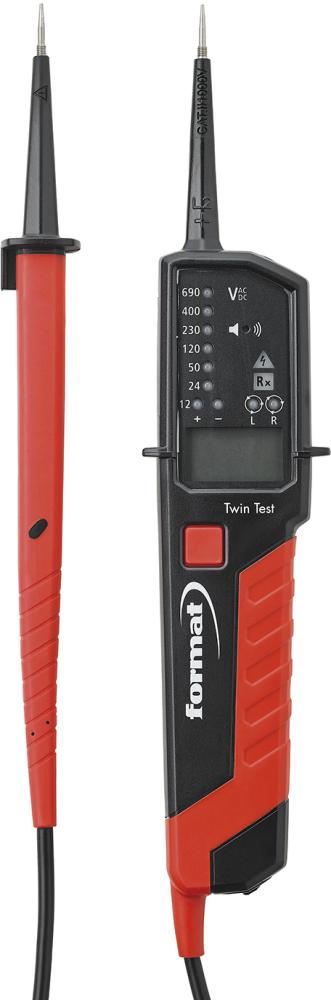 DETECTOR DE TENSIÓN 1000V 2 POLOS DIGITAL FORMAT