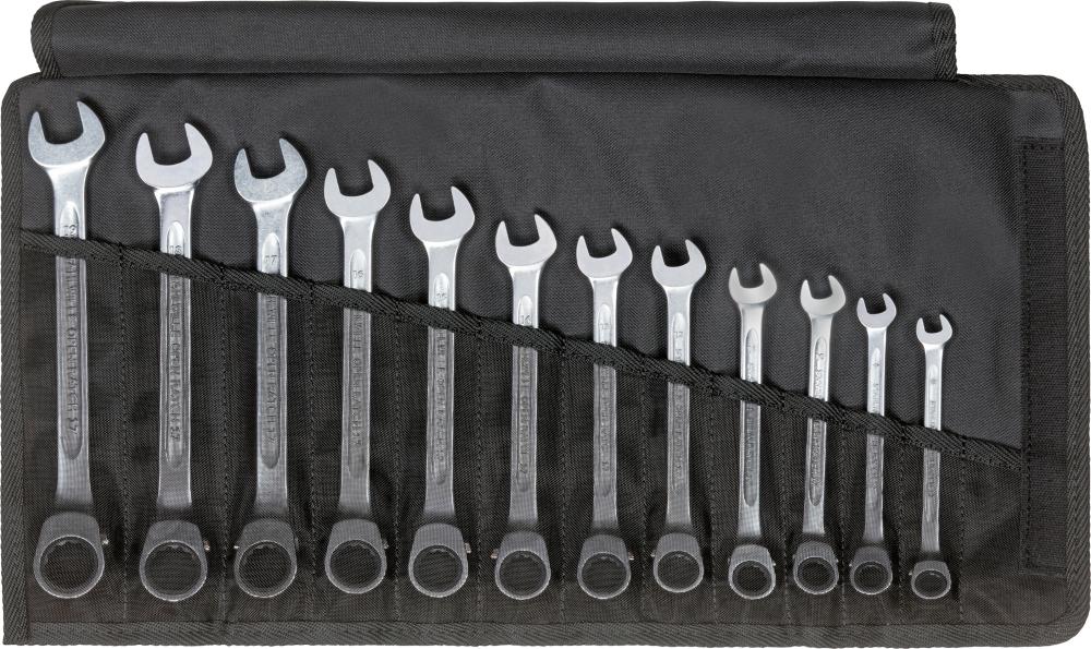 JUEGO DE LLAVES CARRACA REVERSIBLE 12PZAS 8-19MM, BOLSA ENROLLABLE STAHLWILLE