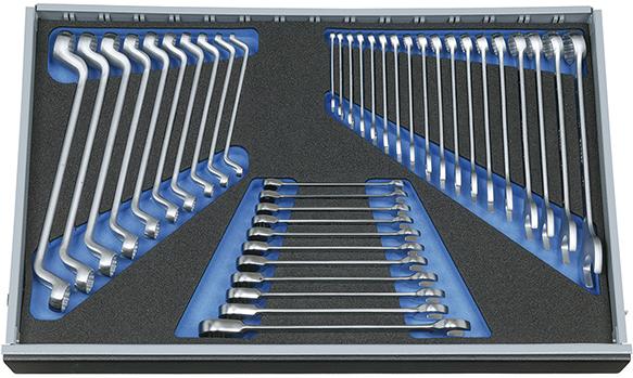 MÓDULO DE HERRAMIENTAS CT 4 LLAVE COMBINADA BOCA FIJA Y BOCA ESTRELLA GEDORE