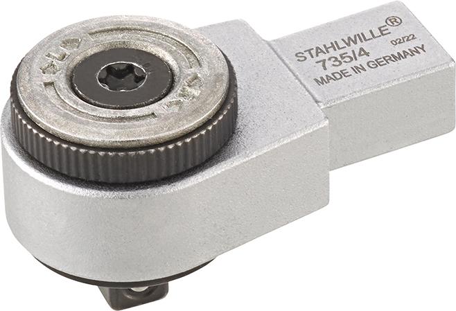 CARRACA REVERSIBLE INSERTABLE 1/4" 9X12MM 60 DIENTES STAHLWILLE