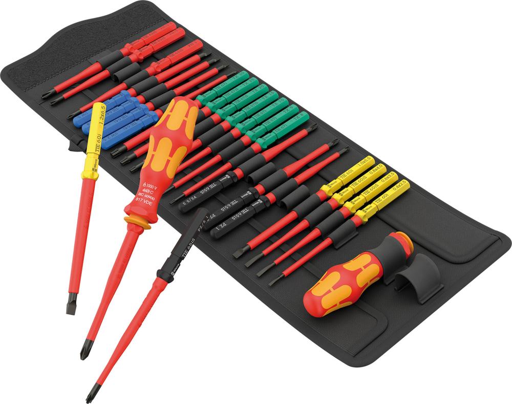 JUEGO DE VARILLAS INTERCAMBIABLES KRAFTFORM KOMPAKT VDE 26 PIEZAS VDE BIG PACK WERA