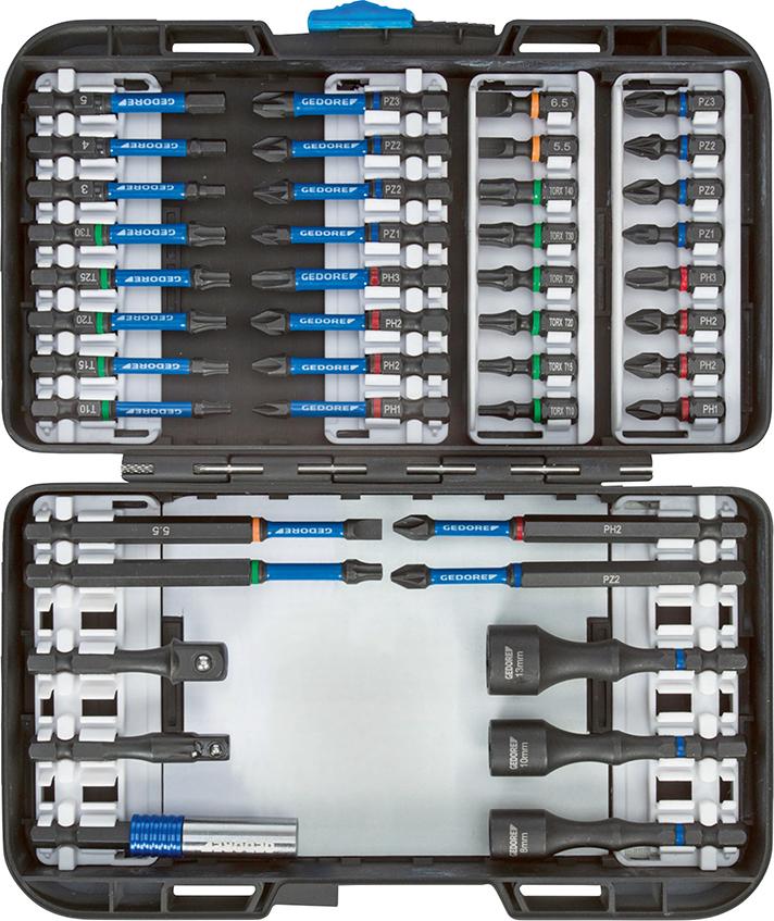 JUEGO DE PUNTAS DE TORSIÓN 666-042 42 UDS GEDORE