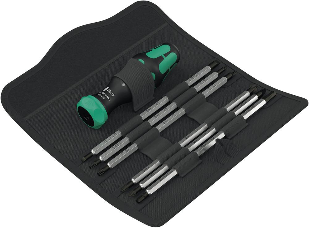 JUEGO DE VARILLAS COMBINADAS VARIO 7 PIEZAS FUNCIÓN DE TRINQUETE WERA