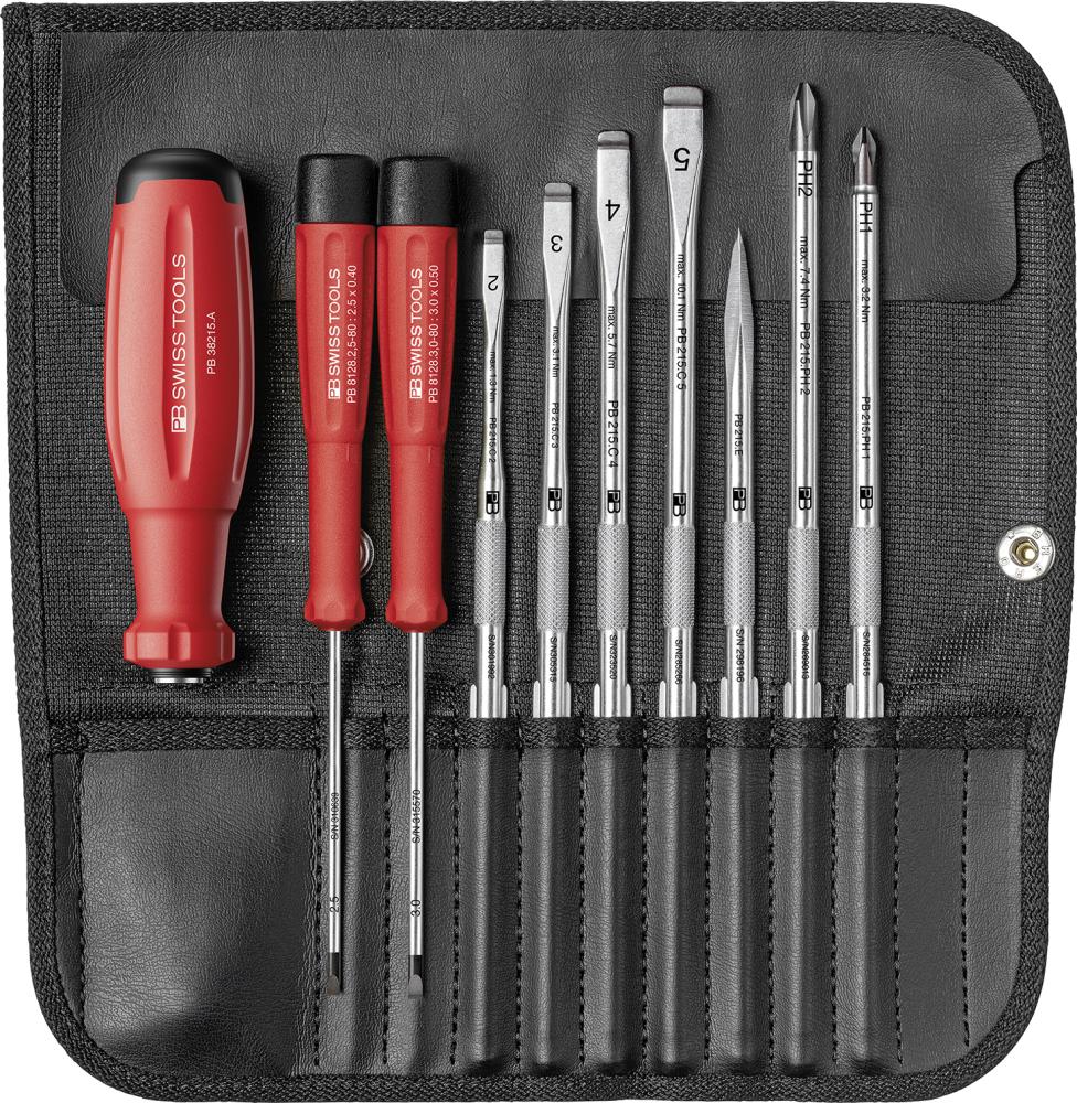 JUEGO DE VARILLAS INTERCAMBIABLES 10 UNIDADES PB SWISS TOOLS