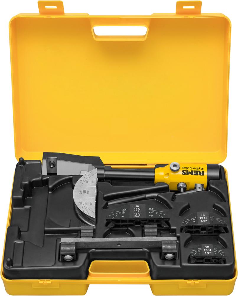 CONJUNTO DOBLADORA TUBO MANUAL HIDRÁULICO 12-15-18-22 HYDRO-SWING REMS