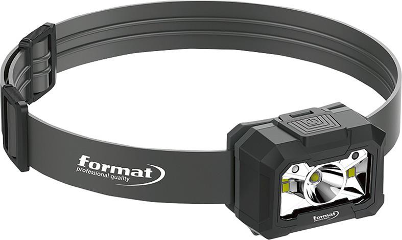 LINTERNA CASCO DE BATERÍA SENSOR 200/100/400LUMEN FORMAT