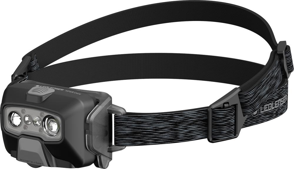 LINTERNA DE CASCO DE BATERÍA HF6R CORE BLACK 20-800 LUMEN LEDLENSER