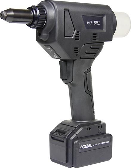 REMACHADORA A BATERÍA GO-BR1 CON 2 BATERÍAS Y CARGADOR GOEBEL