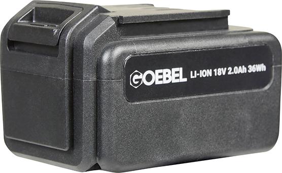 BATERÍA LI-ION 2 AH 18,0V GOEBEL