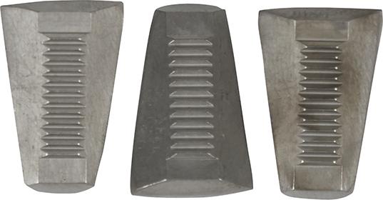 JUEGO DE 3 MORDAZAS PARA REMACHADORA DE REMACHES CIEGOS GOEBEL