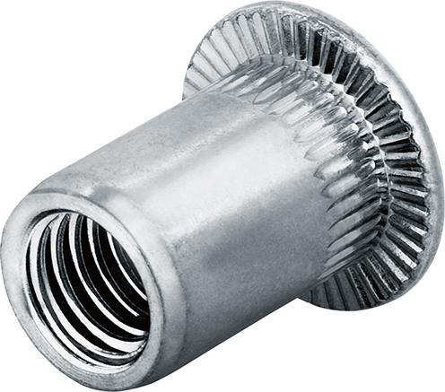 CAJA TUERCAS REMACHABLES CON VALONA ACERO GOEBEL