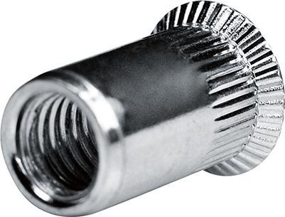 CAJA TUERCAS REMACHABLES CABEZA AVELLANADA ACERO INOX GOEBEL