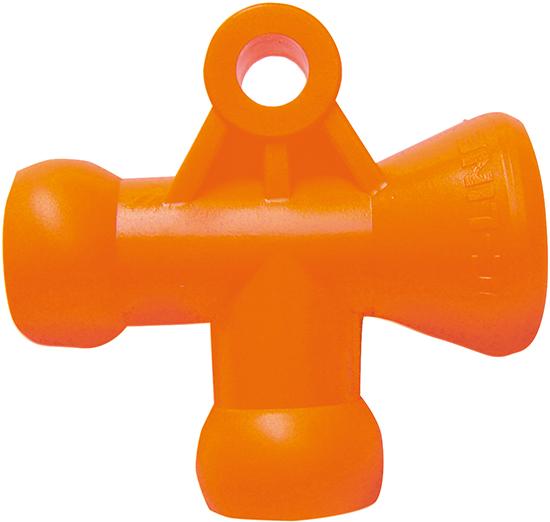 DISTRIBUIDOR EN T 2 PZAS PARA TUBO REFRIGERANTE 1/ 4" LOC-LINE