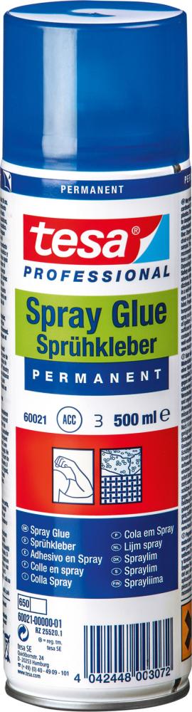 ADHESIVO EN SPRAY PERMANENTE 500 ML BEIGE TESA