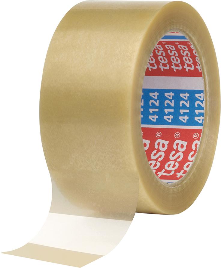 CINTA ADHESIVA PACK 4124 PVC 50MMX66M TRANSPARENTE TESA