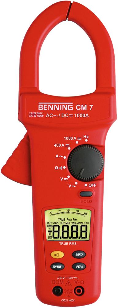 MULTIMETRO DIGITAL DE    PINZA CM 7 BENNING