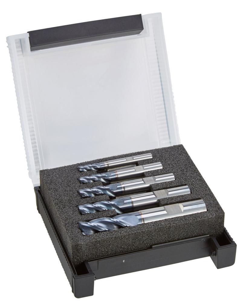 JGO FRESAS MDI Z4 TIALN  4 PZAS VASTAGO HB6,8,10,12MM  FORMAT GT