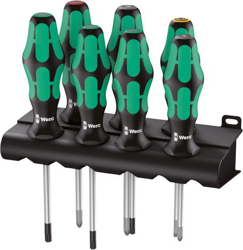 JUEGO DESTORNILLADORES   335/350/367/7SOPORTEPH/PZ/TORX/RANUAR 7PZAS. WERA