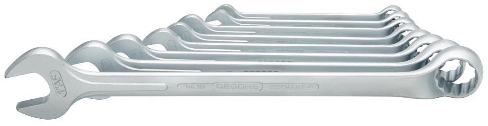 JUEGO DE LLAVES COMBINADAS EN PULGADAS AMERICANAS 3/8"-1" GEDORE