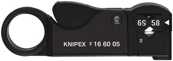 PELACABLES PARA CABLE COAXIAL105MM SB  KNIPEX