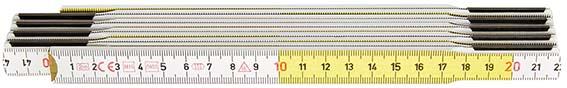METRO PLEGABLE           MADERA HAYA2M AMARILLO-BLANCO HULTAFORS