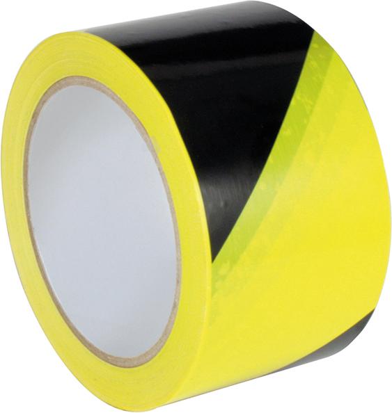 CINTA DE SENALIZACIÓN    AUTOADHESIVA 66 M X 60MM AMARILLO/NEGRO HELLERMANN TYTON