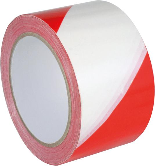 CINTA DE SENALIZACIÓN    AUTOADHESIVA 66 M X 60MM ROJO/BLANCO HELLERMANN TYTON