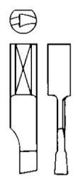 CUCHILLA PARA CORTADORA  CIRCULAR MD  00 Y 00A6 GFS