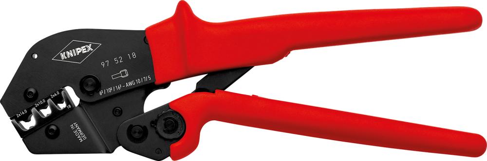 CRIMPADORA CON PALANCA   P/ VIROLAS DE CABLE TWIN2X6,2X10 Y 2X16QMM KNIPEX