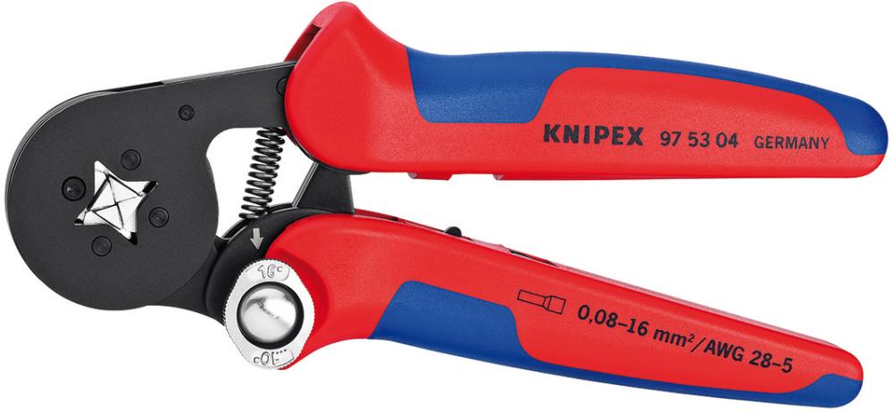 ALICATES P.VIROLAS CABLE 0,08-16MM CUADRADO  KNIPEX KNIPEX