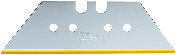 CUCHILLA TRAPEZOIDAL 10  UNIDADES TIN 0,65MM LUTZ