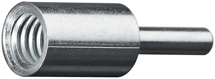 ADAPTADOR DE ROSCA ROSCA M6 EN EJE DE 6MM LESSMANN