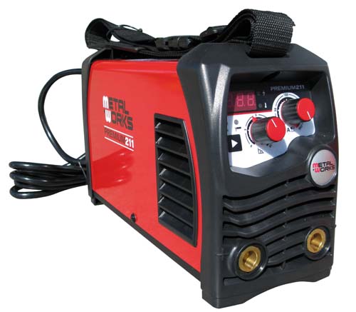 [P-854 829650211] SOLDADORA INVERTER PREMIUM 211 + MALETA + ACCESORIOS