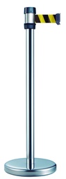 [758159520] POSTE CROMÁTICO CINTA NEGRA, 2 MT. Ø50 RS2SRBK