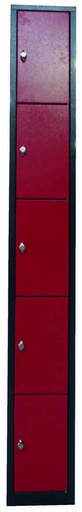 [P-854 856400012] TAQUILLA DEKLK4 - 5 COMPARTIMENTOS CERRADURA PARA CANDADO