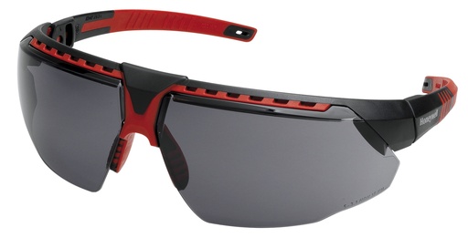 [P-854 1034837] GAFAS DE SEGURIDAD AVATAR NEGRAS Y ROJAS HYROSHIELD