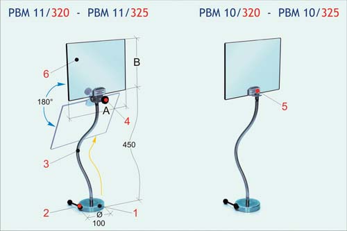 [P-854 3230020] PBM 10/320 PROTECTOR BASE MAGNETICA 300X200