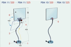 [P-854 3235035] PBM 11/325 PROTECTOR BASE MAGNETICA 350X250