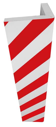 [P-854 758136486] PROTECTOR DE ANGULO PU7325RB - ROJO/BLANCO 750X150X150X25MM