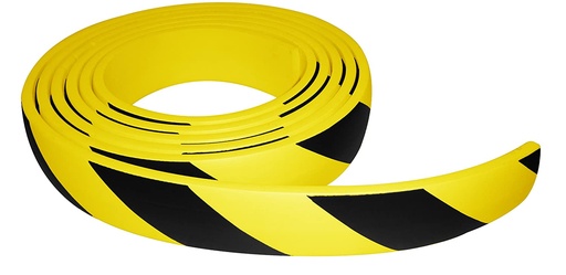 [P-854 758136980] PROTECTOR PLANO PUC500NJ - AMARILLO/NEGRO 5000X60X10MM
