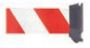 [P-854 758159653] ENROLLADOR MURAL RWX1050RB - CINTA ROJO/BLANCO 10M