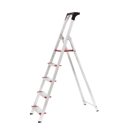 [P-854 21525] ESCALERA C/PORTAHERRAMIENTAS COMODA 05 - 5 PELDAÑOS