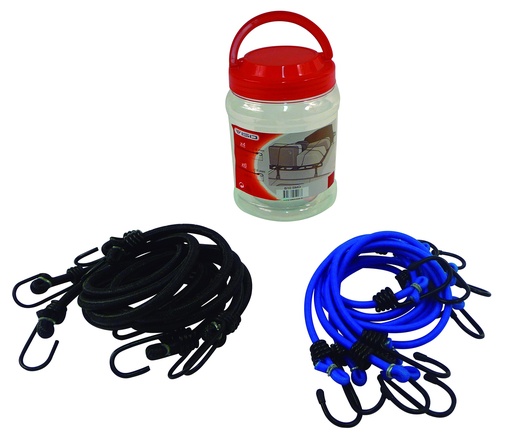[P-854 757575065] PACK SUJECIÓN B10SMO: 4U Ø6MM X 1M + 6U Ø8MM X 0,6M - COLORES SURTIDOS PACK PULPO