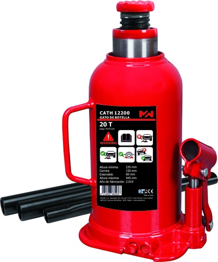 [P-854 754751208] GATO DE BOTELLA CATH12080 - 8 TN