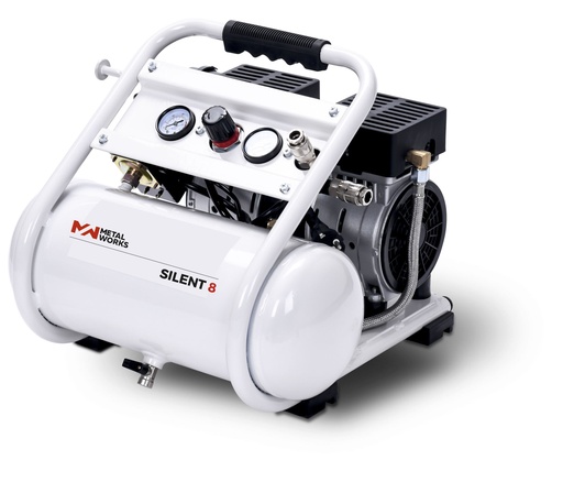[P-854 458800908] COMPRESOR SILENT 8 - SIN ACEITE 8L.