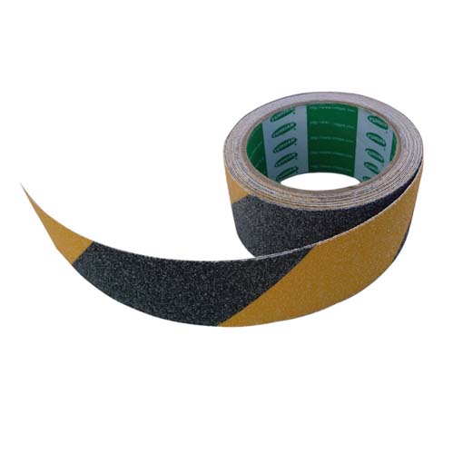 [P-854 758136872] BANDA ADHESIVA ANTIDESLIZANTE RSA550NJ - AMARILLA/NEGRA 50MM 5M