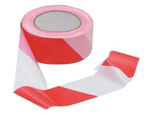 [P-854 758136873] CINTA DE BALIZAMIENTO 571WRSSPE - ROJO/BLANCO 50MM 100M