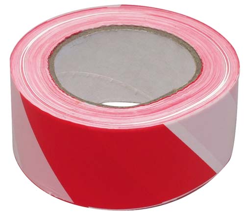 [P-854 147020001] CINTA DE CONSTRUCCIÓN 571BRCSG - ROJO/BLANCO 70MM 200M